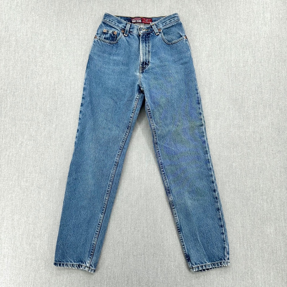 Old Navy Jeans Womens 2 Blue High Rise Mom Tapered Leg Vintage 90s Medium Wash